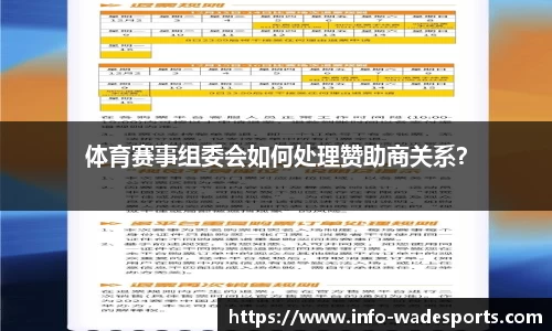 体育赛事组委会如何处理赞助商关系？